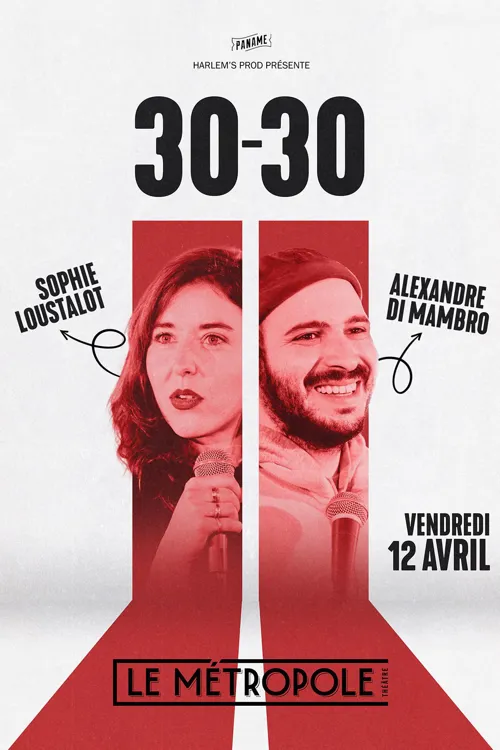 Affiche de Alexandre Di Mambro & Sophie Loustalot en 30/30