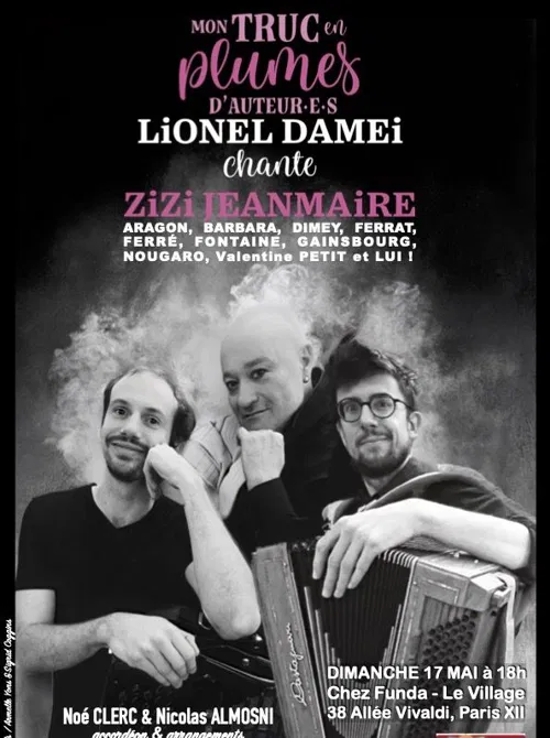 Affiche de Lionel Damei : Mon truc en plumes d'auteur-e-s