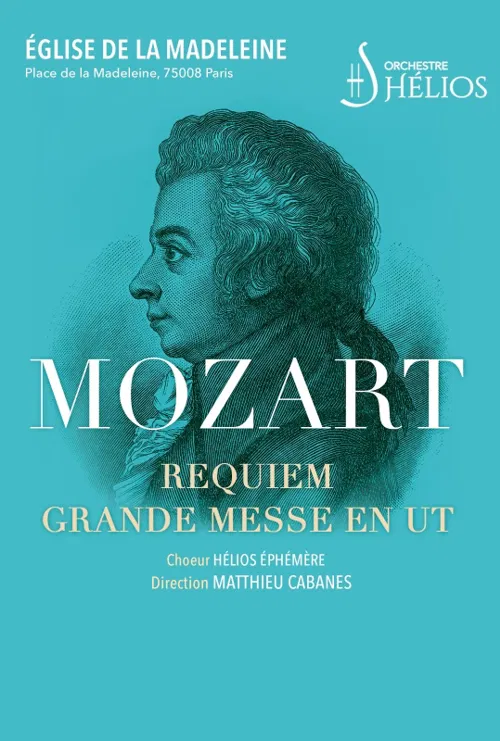 Affiche de Grande Messe en Ut de Mozart & Requiem de Mozart