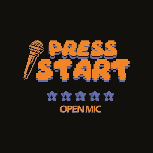 Affiche de Press'Start Open Mic