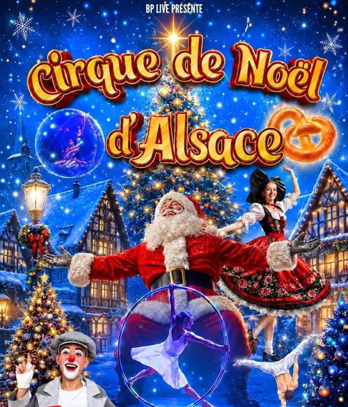 Affiche de Cirque de Noël d'Alsace 2026