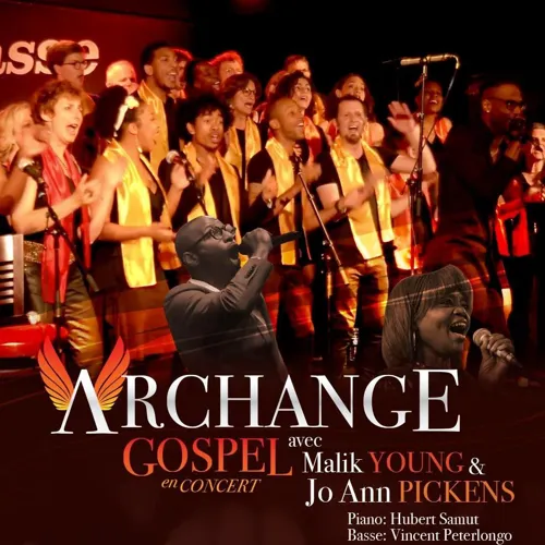 Affiche de Archange Gospel avec Malik Young & Jo Ann Pickens