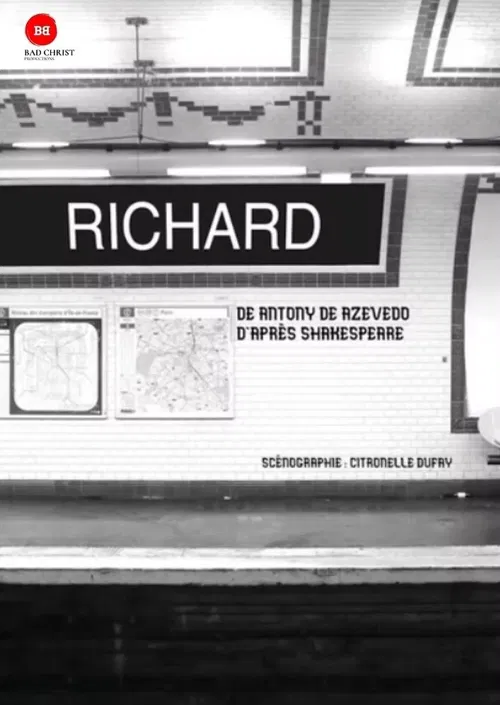 Affiche de Richard, d'après William Shakespeare