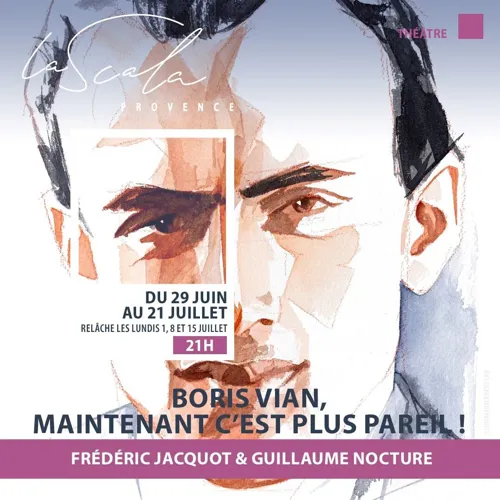 Affiche de Boris Vian, Maintenant c'est plus pareil !