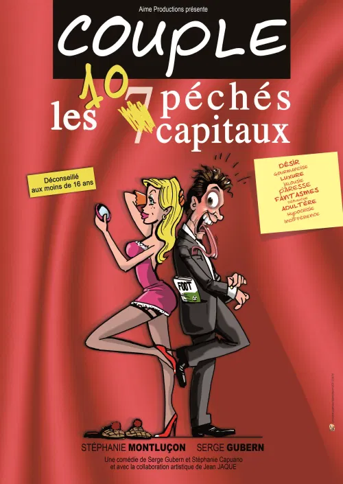 Affiche de Couple, les 10 péchés capitaux