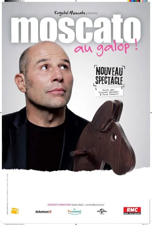 Affiche de Vincent Moscato dans Au galop