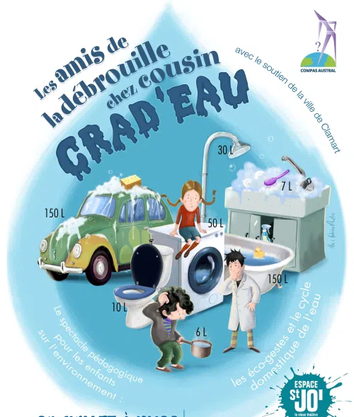 Affiche de Les amis de la débrouille chez Cousin Crad'eau