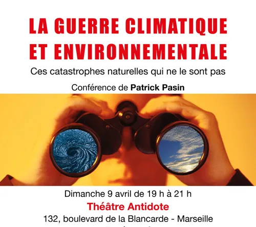 Affiche de La guerre climatique et environnementale
