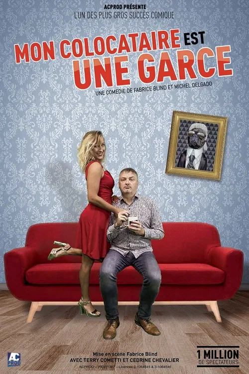 Affiche de Mon colocataire est une garce