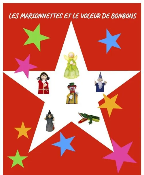 Affiche de Les marionnettes et le voleur de bonbons