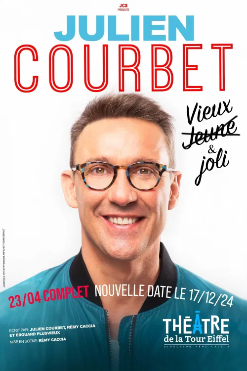 Affiche de Julien Courbet dans Vieux & Joli