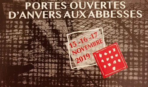 Affiche de 24ème portes ouvertes d'Anvers aux Abbesses