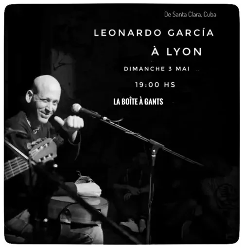 Affiche de Leonardo García, Nueva trova cubaine