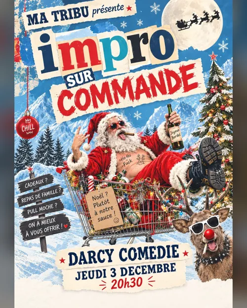 Affiche de Impro sur commande : Joyeux bordel