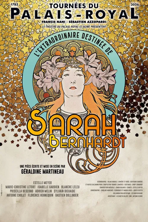 Affiche de L'extraordinaire destinée de Sarah Bernhardt