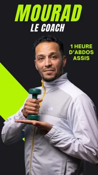 Mourad le coach dans 1 heure d'abdos assis - 