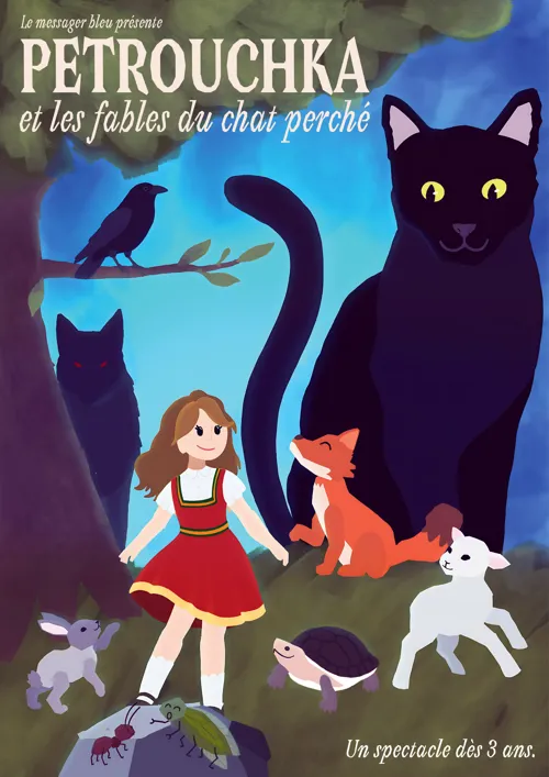 Affiche de Petrouchka et les fables du Chat Perché