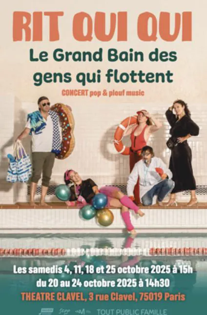 Affiche de Rit Qui Qui : Le Grand Bain des gens qui flottent