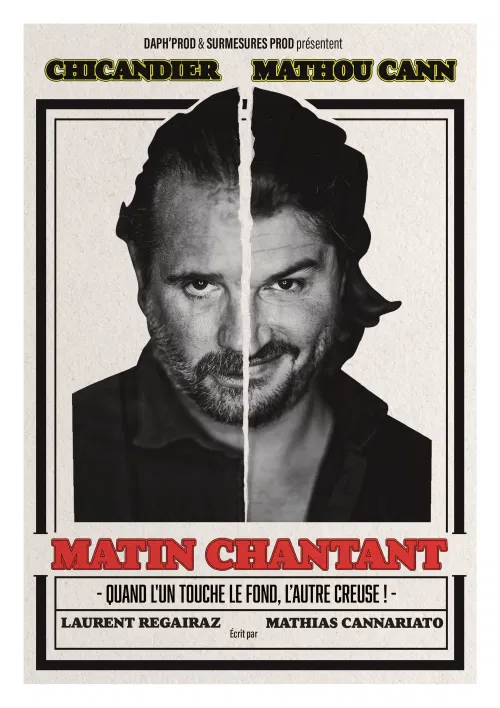 Affiche de Chicandier et Mathou dans Matin chantant