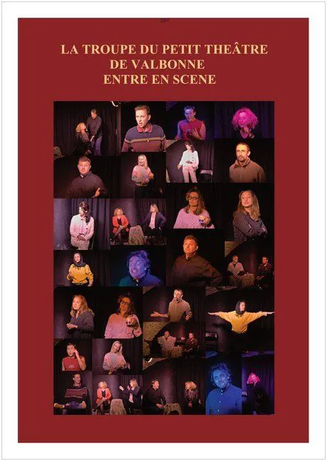 Affiche de La troupe du Petit Théâtre de Valbonne entre en scène