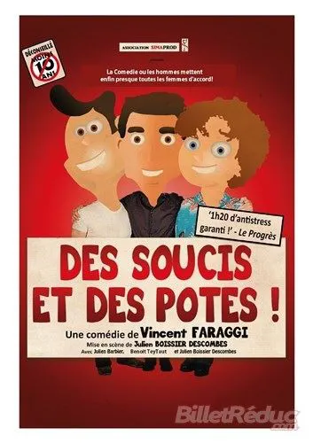 Affiche de Des soucis et des potes