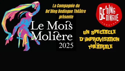 Affiche de Spectacle d'Improvisation Théâtrale | Festival Mois Molière
