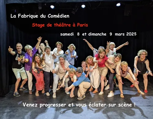Affiche de Stage improvisation théâtre