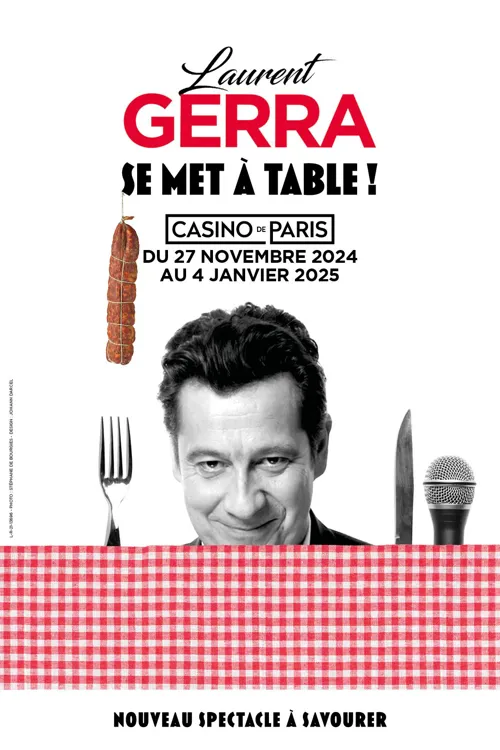 Affiche de Laurent Gerra se met à table