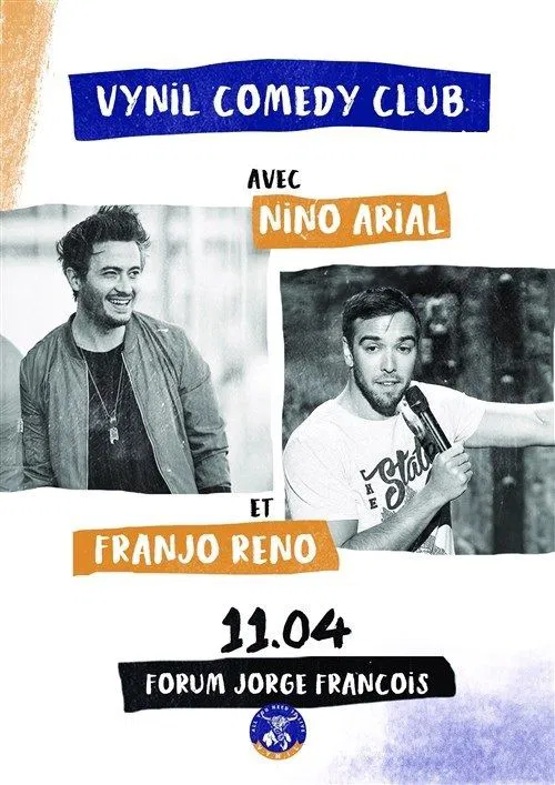 Affiche de Le Vynil Comedy Club fait son show avec Franjo & Nino Arial