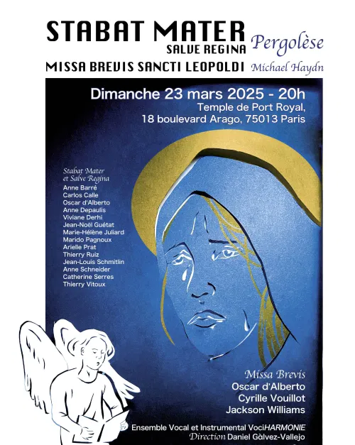 Affiche de Stabat Mater de Pergolèse