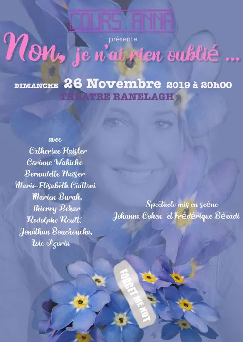 Affiche de Non je n'ai rien oublié