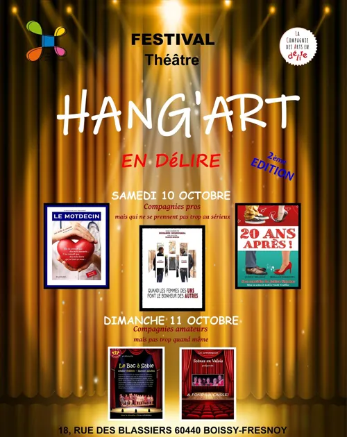 Affiche de Festival le Hang'arts en délire | Pass journée