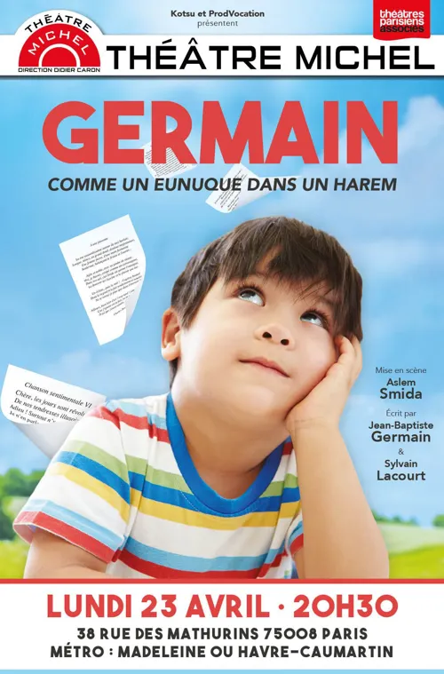 Affiche de Germain, comme un eunuque dans un harem