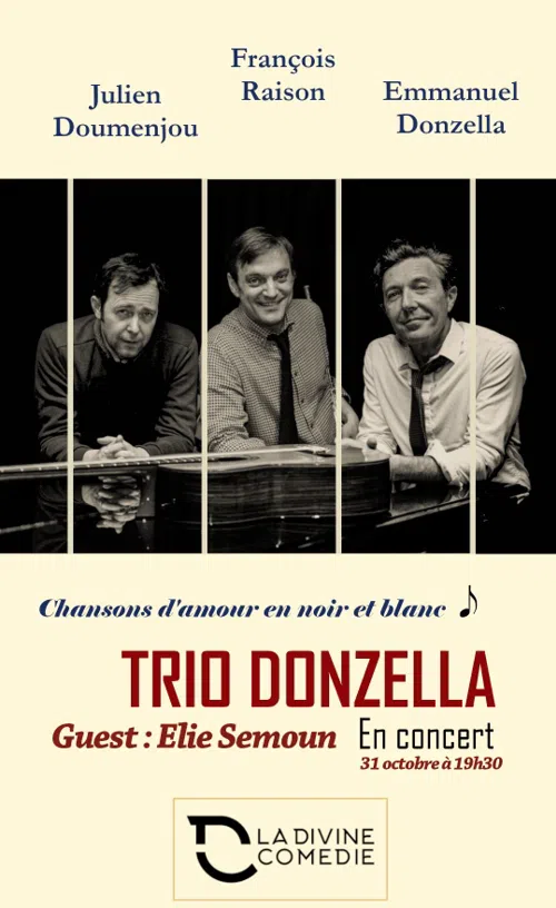 Affiche de Trio Donzella | Guest Élie Semoun