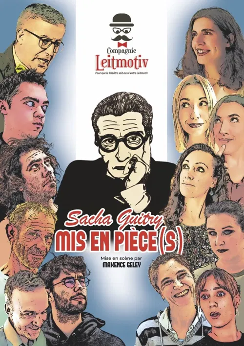 Affiche de Sacha Guitry mis en pièce(s)