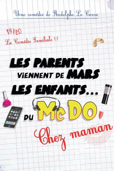 Affiche de Les parents viennent de Mars, les enfants du McDo | Chez maman
