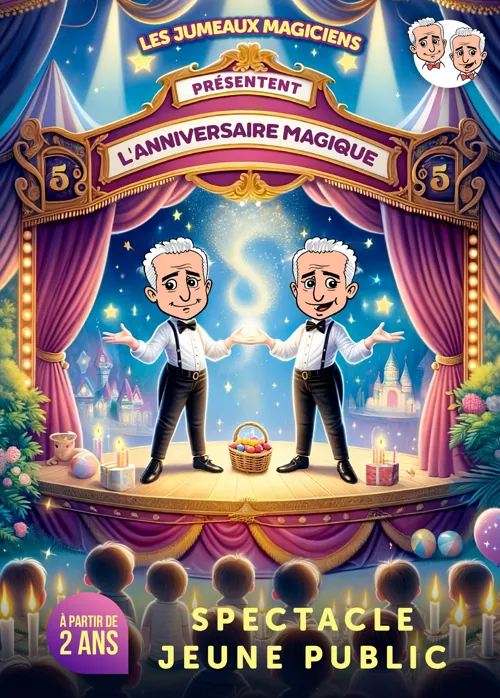 Affiche de Les jumeaux magiciens dans L'anniversaire magique