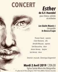 Esther : oratorio de G.F. Haendel - 
