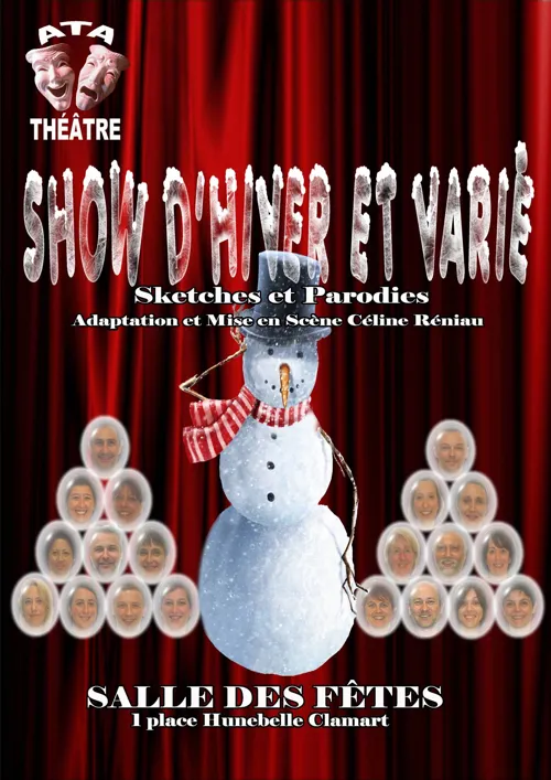 Affiche de Show d'Hiver et Varié