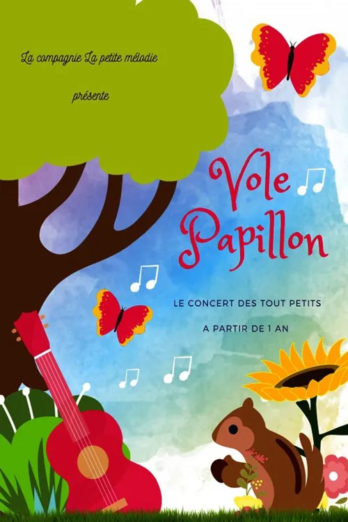 Affiche de Vole papillon
