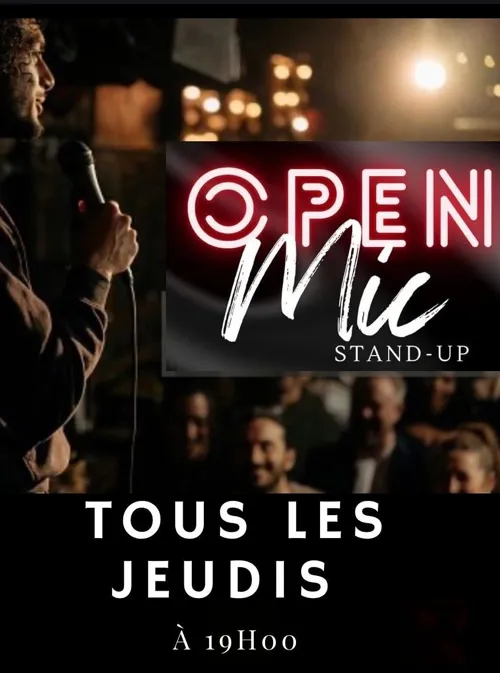 Affiche de Open Mic de Thé a la menthe
