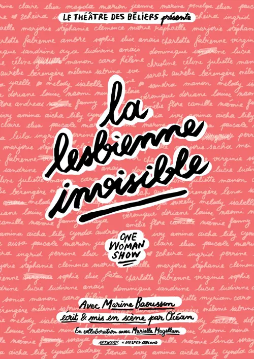 Affiche de La lesbienne invisible | par Marine Baousson