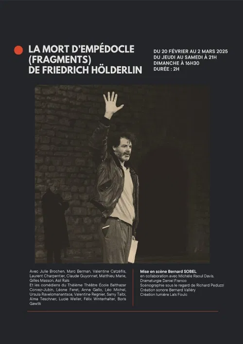 Affiche de La Mort d'Empédocle (Fragments)