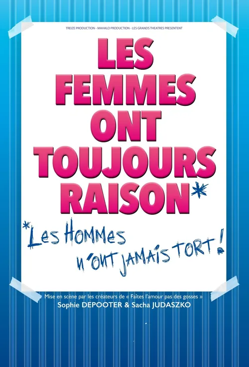 Affiche de Les femmes ont toujours raison, les hommes n'ont jamais tort !