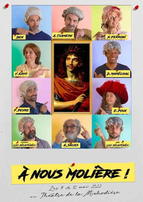 Affiche de A nous Molière !