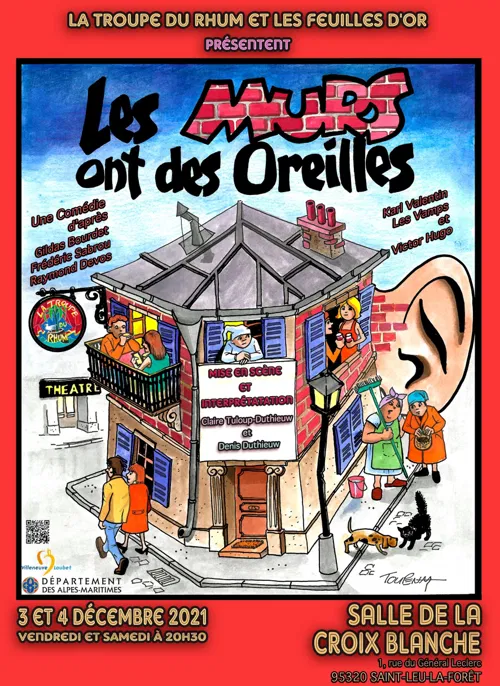 Affiche de Les Murs ont des oreilles