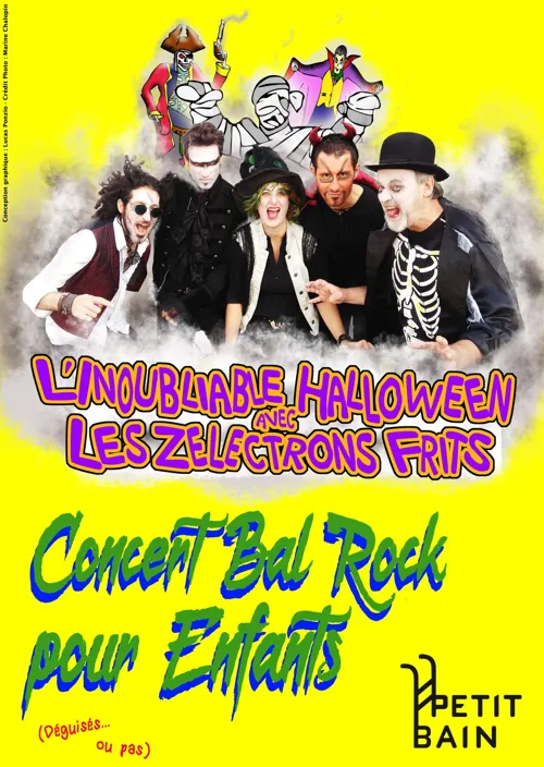 Affiche de L'inoubliable Halloween avec Les Zélectrons Frits