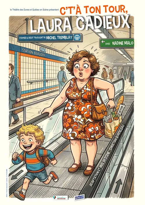 Affiche de C't'à ton tour, Laura Cadieux