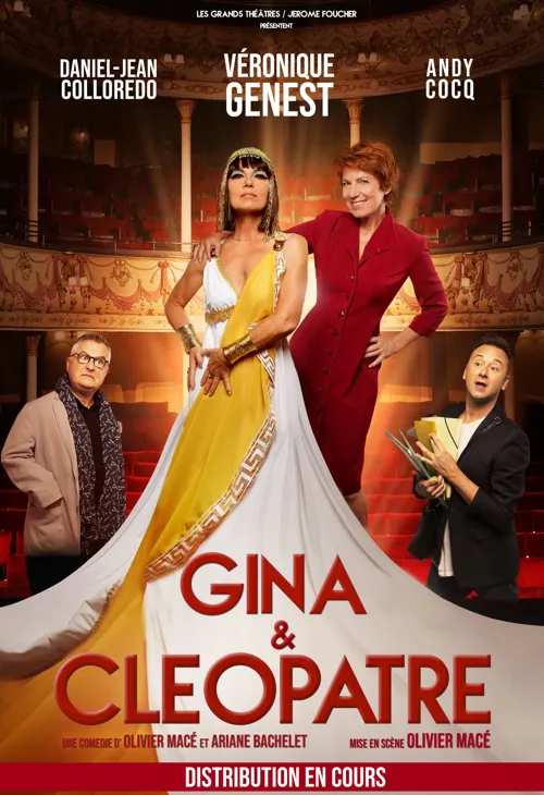 Affiche de Gina et Cleopatre [ avec Véronique Genest