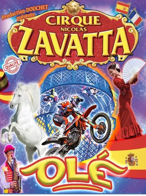 Affiche de Le Cirque Nicolas Zavatta Douchet dans Olé | Evreux